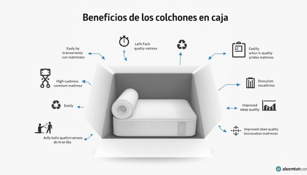 Beneficios de los colchones en caja.